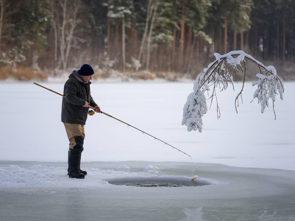 Techniques de pêche à la carpe en hiver : comment maximiser vos chances